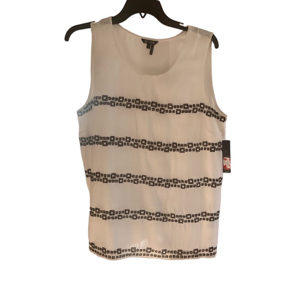 Nic+Zoe Women's Sleeveless lined Top Size L